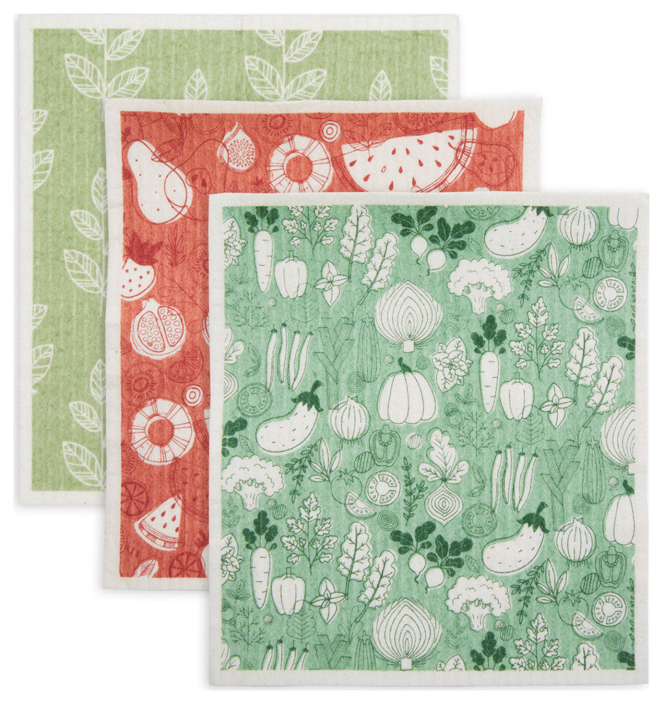 Fresh Market Swedish Dishcloth (Set of 3)