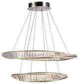 Stella LED Chandelier - 90W - Satin Nickel