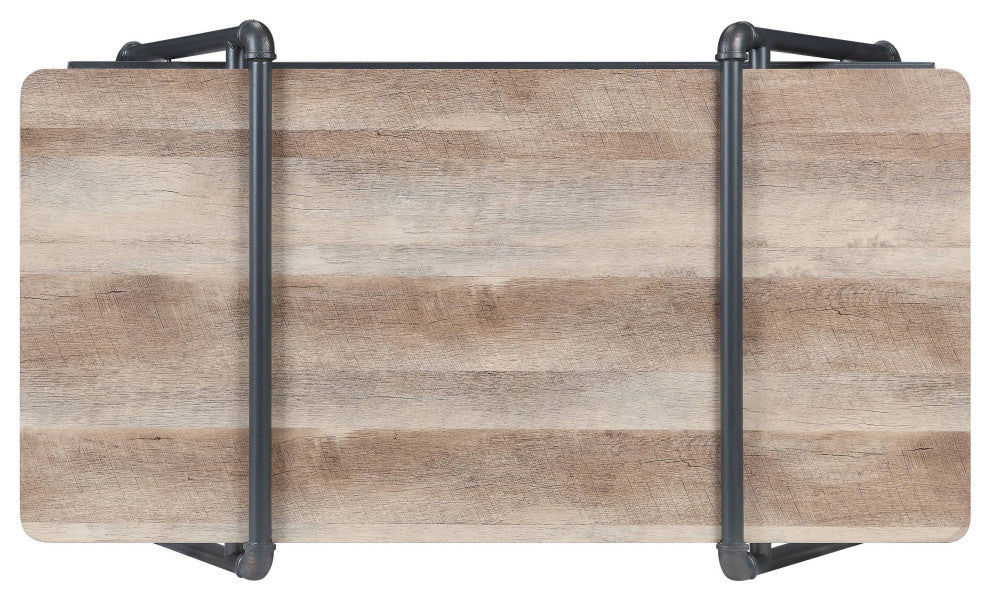 Brantley Coffee Table, Oak and Sandy Gray Finish