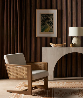 Fausto Console Table-Bleached Guanacaste