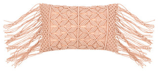 Surya Punta Dusty Pink Pillow Cover 14"H X 22"W