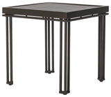 Patinero Charcoal Satin Finish Patio Side Table