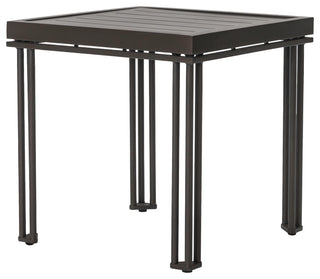 Patinero Charcoal Satin Finish Patio Side Table