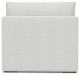 Jasmine Center Armless Sofa Module in Performance Fabric, Cloud Gray