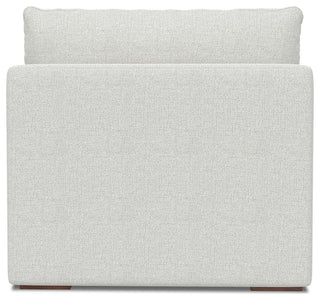 Jasmine Center Armless Sofa Module in Performance Fabric, Cloud Gray