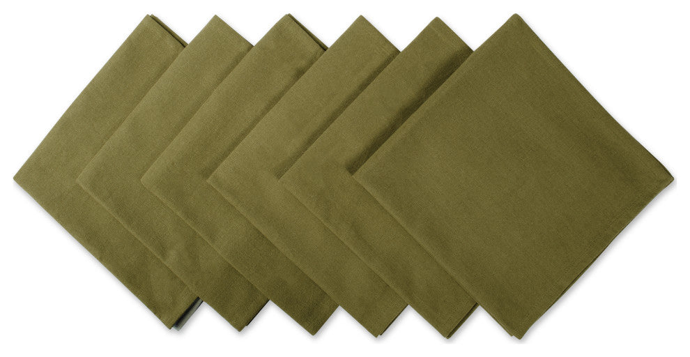 Olive Green Napkin, Set of 6