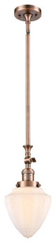Innovations 206-AC-G661-7 1 Light Mini Pendant, Antique Copper