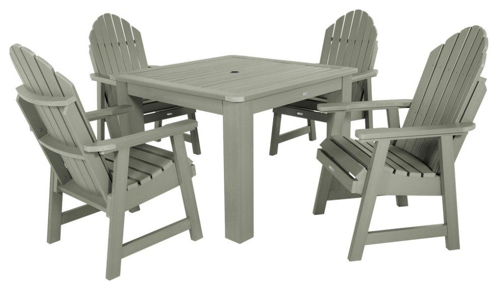 Hamilton 5-Piece Square Dining Set, Eucalyptus