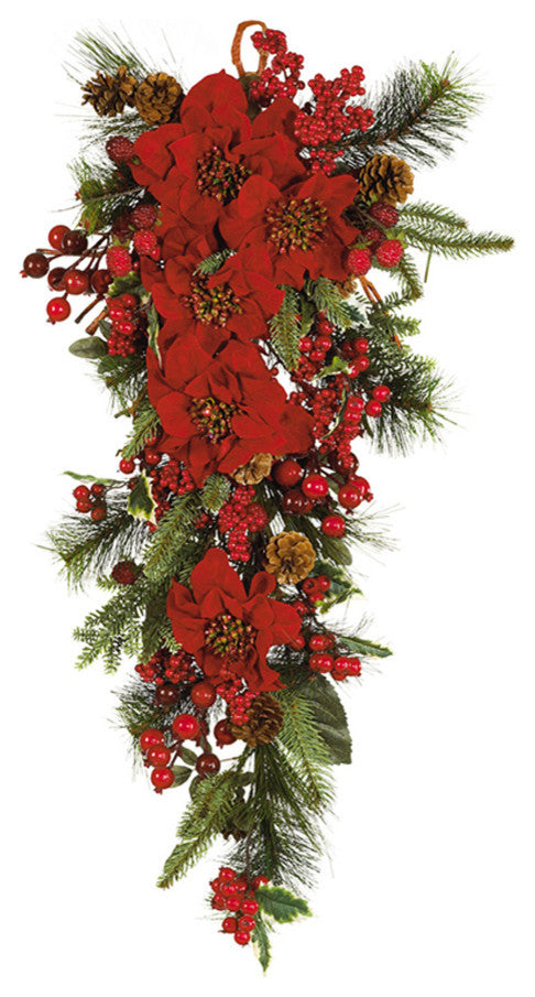 Poinsettia Teardrop
