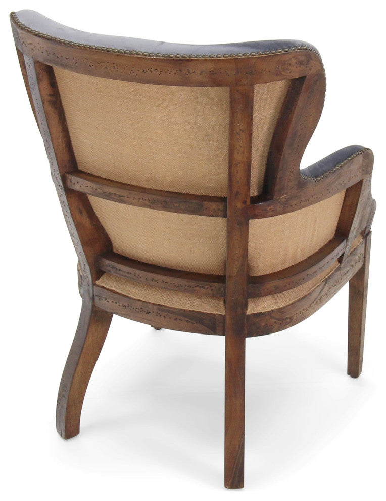 Grey Velvet Dining Chair - Deconstructed Back Exposed Frame Armchair