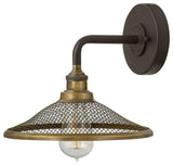 Hinkley Rigby Small Single Light Sconce, Buckeye Bronze