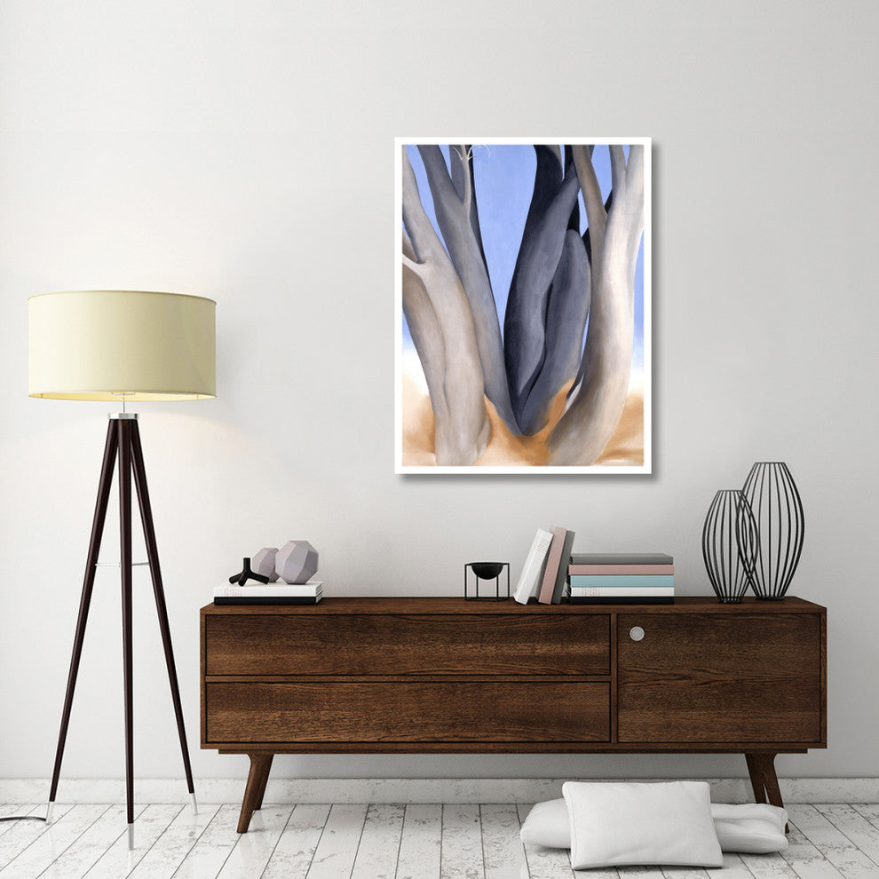 "Dark Tree Trunks, 1946" Digital Paper Print by Georgia O'Keeffe, 35"x46"