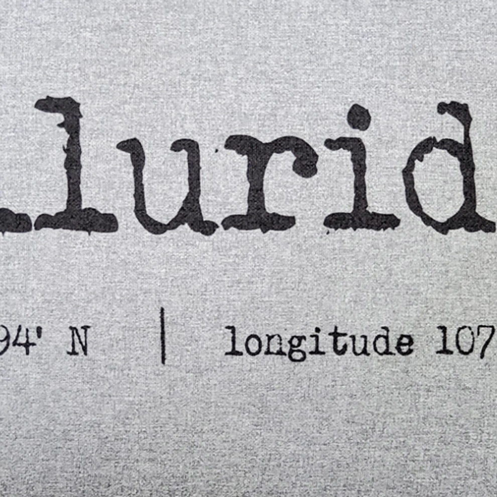 Telluride Gray Felt Coordinates Pillow 12x19, with Polyfill Insert