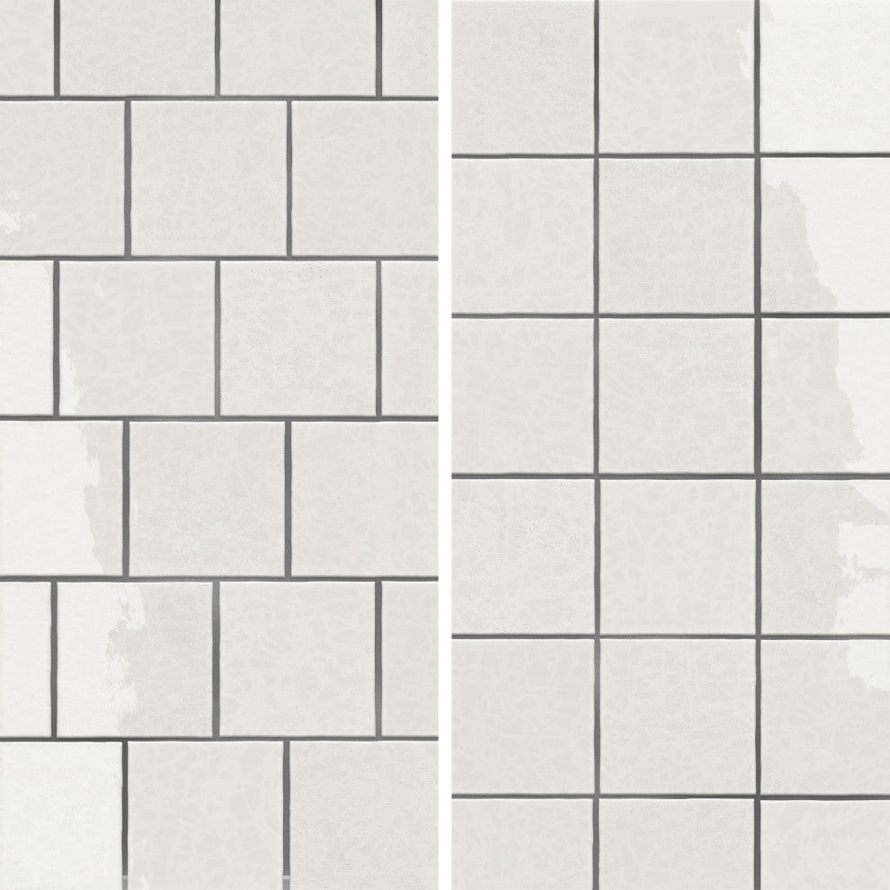 Menorca White Ceramic Wall Tile