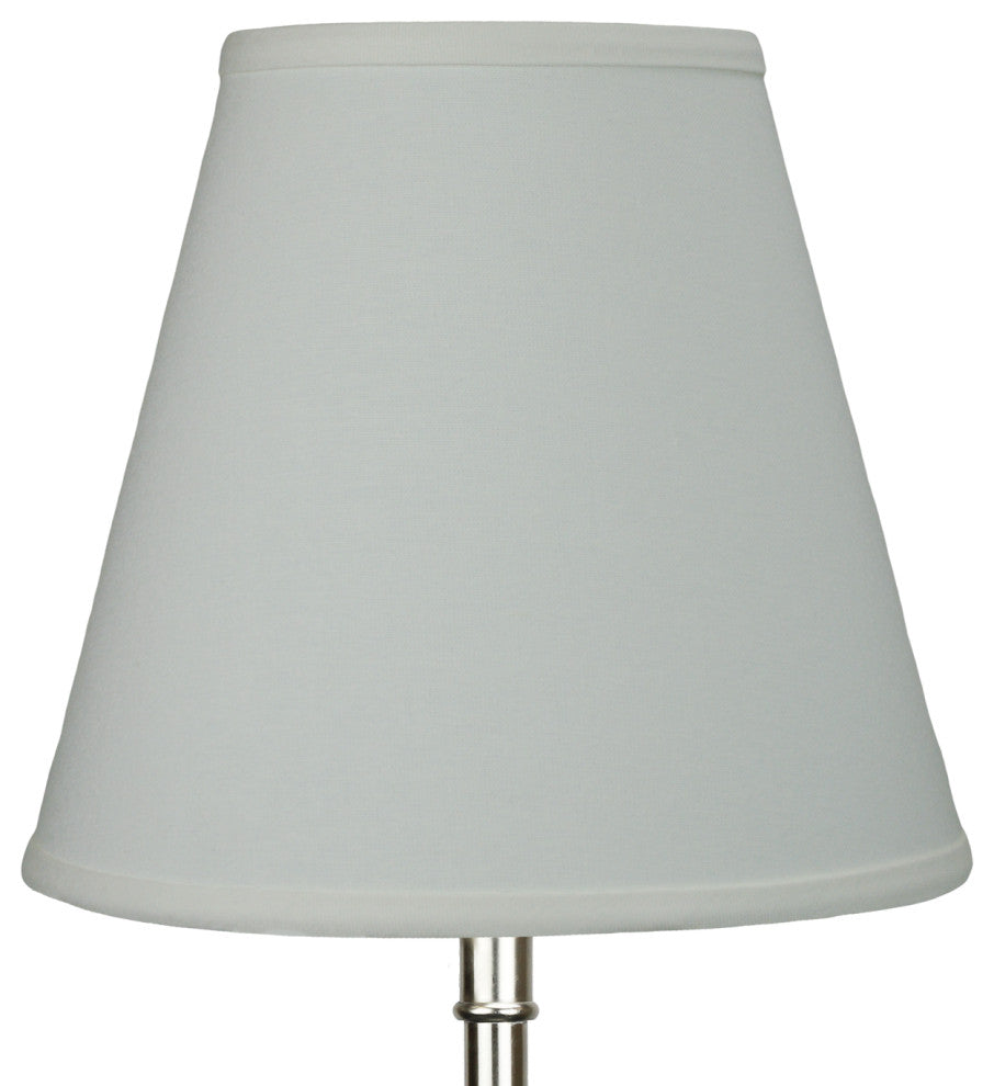 Fenchel Shades 6"x11"x10" Spider Attachment Empire Lamp Shade, Linen Cream