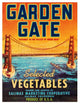"Garden Gate Selected Vegetables" Digital Paper Print by Retrolabel, 19"x24"