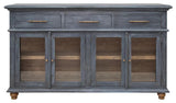 Valeria 3 Drawer 4 Door Console