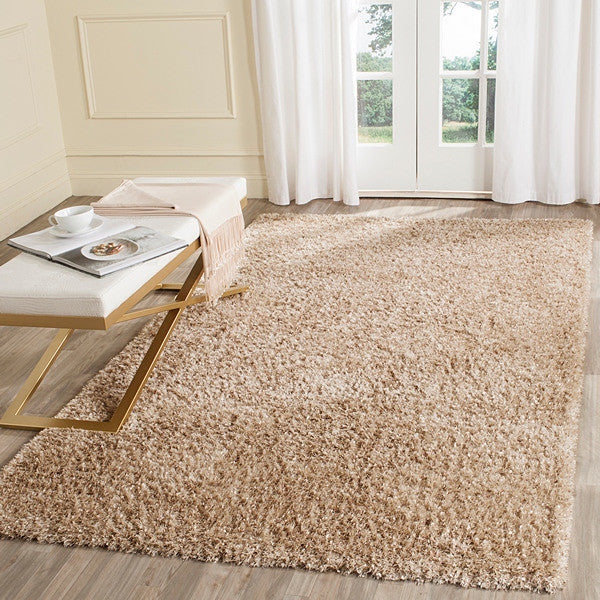Safavieh Malibu Shag Mls431N Natural Area Rug