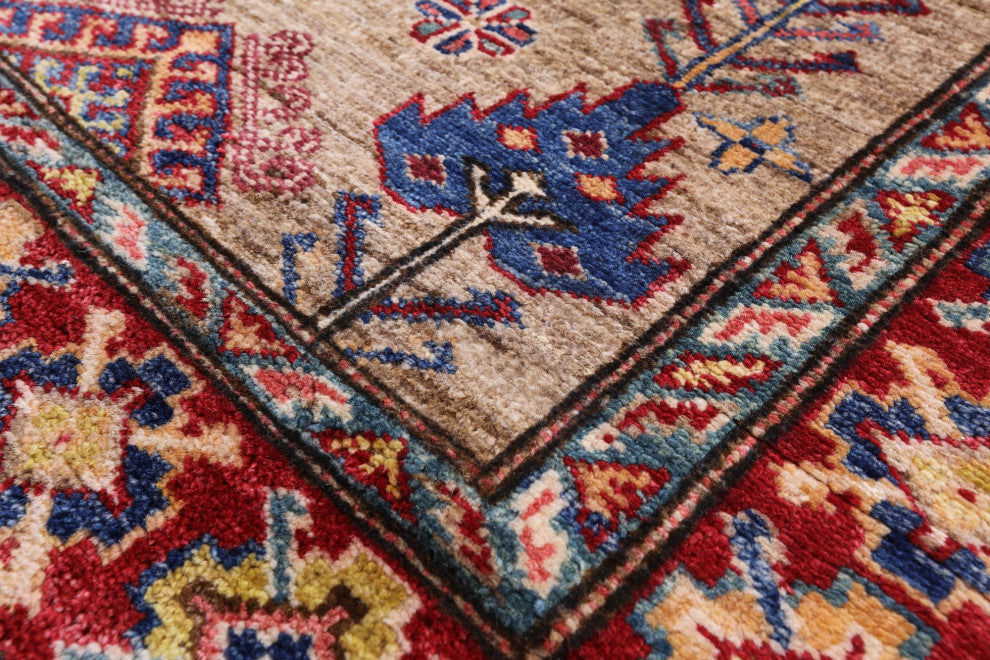Super Kazak Hand Knotted Wool Runner Rug 2' 8" X 10' 1" Q7497