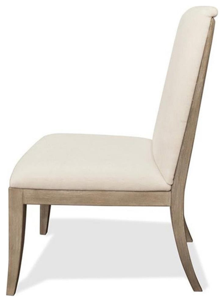 Riverside Furniture Sophie Upholstered Dining Side Chair in Natural (Set of 2)