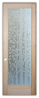 Interior Prehung Door or Interior Slab Door - Forest Trees - Douglas Fir...
