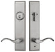 Verano Entry Door Lock Handleset With Chelsea Lever, Brushed Nickel