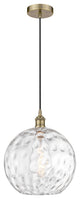 Innovations 616-1P-AB-G1215-12 1-Light Mini Pendant, Antique Brass