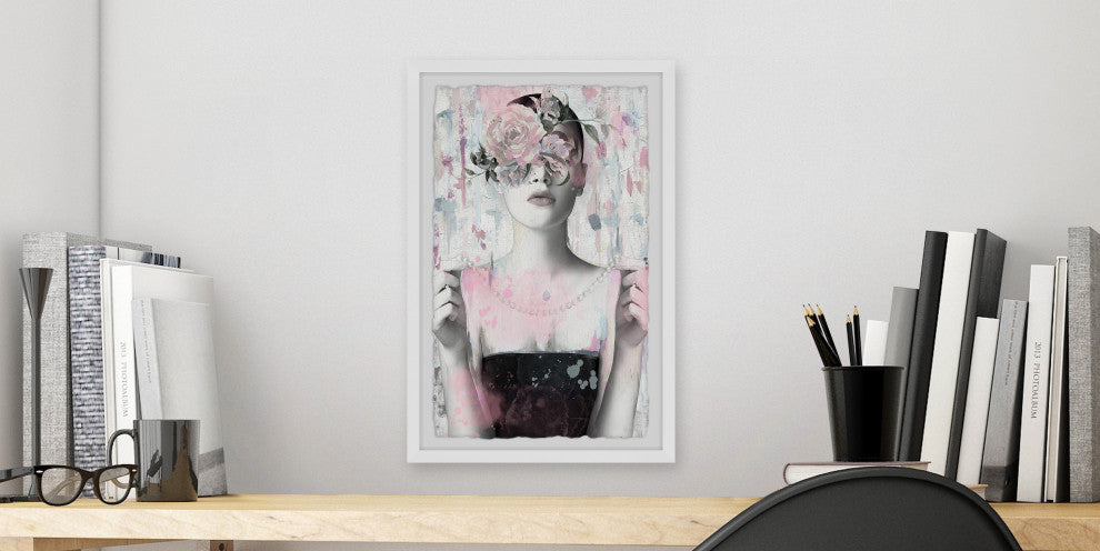 "Luxe and Lavish" Framed Painting Print, 24"x36"