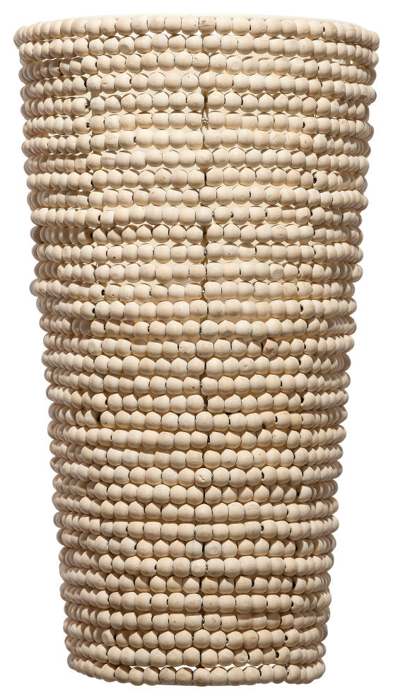 Seawall Beaded Cone Sconce