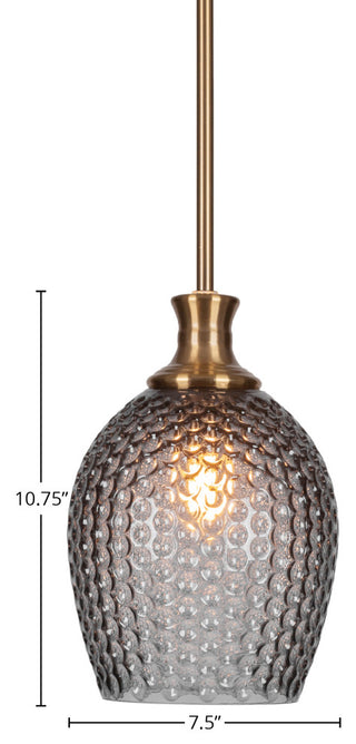 Zola 1-Light Stem Hung Pendant, New Age Brass