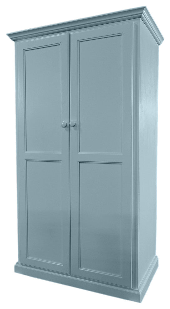 Modern Computer Armoire Desk, Interesting Aqua