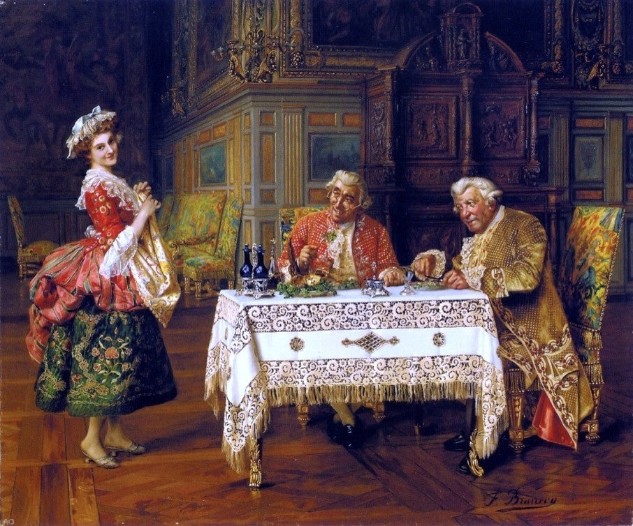 Francois Brunery The New Servant, 20"x25" Gallery Wrapped Canvas Print