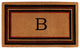 Esquire Monogram Doormat, Extra-Thick 18"x30", Letter B