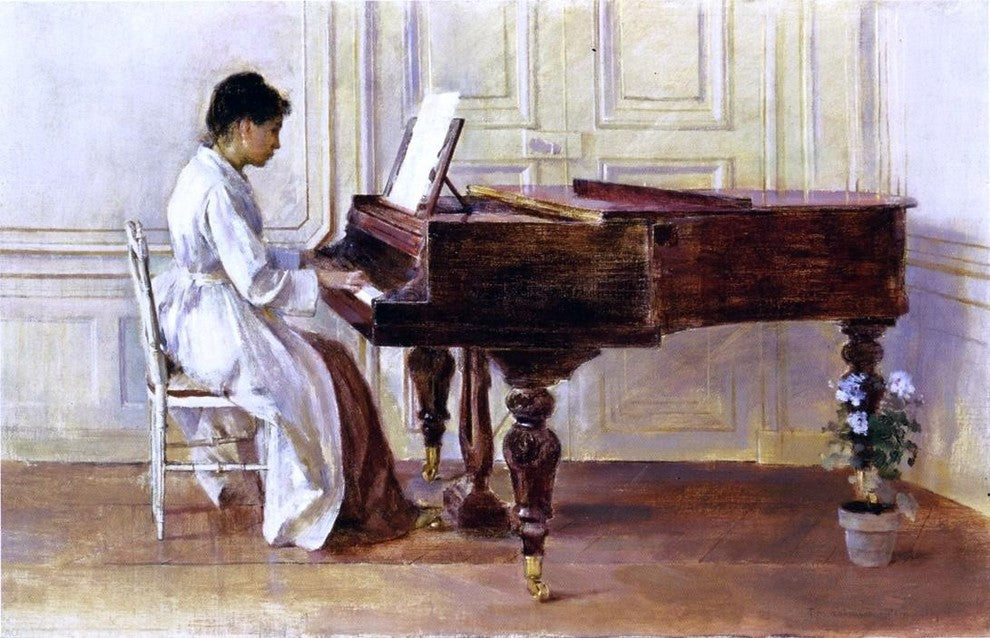 Theodore Robinson At the Piano Wall Decal