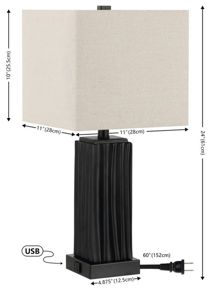 Safavieh Park 22" Table Lamp With USB