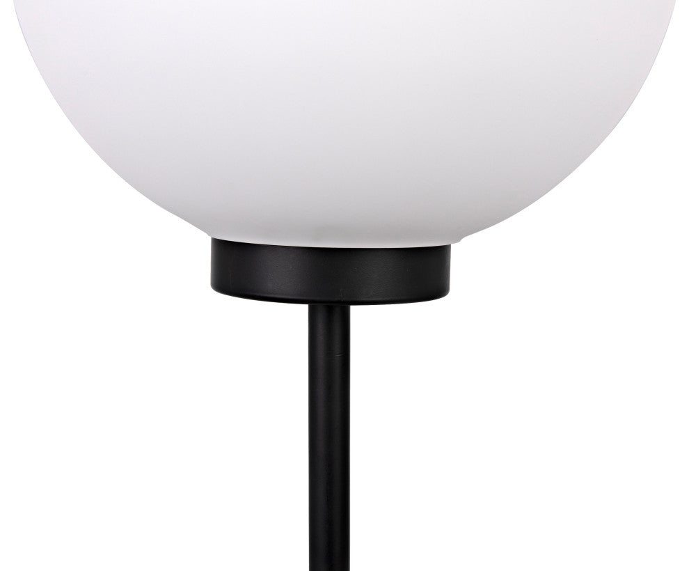 Mond Table Lamp, Black Steel