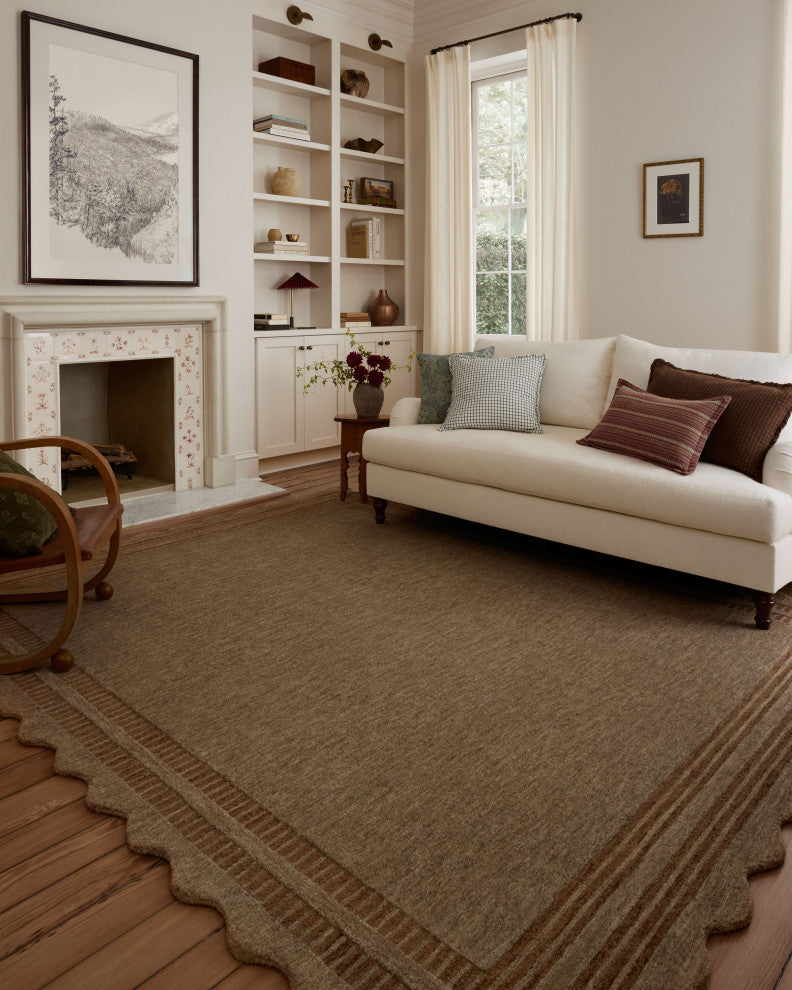 Chris Loves Julia x Loloi Scottie Mocha / Clay 2'-3" x 3'-9" Runner Rug