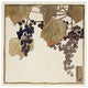 "Frost Grape" Digital Paper Print by Hannah Borger Overbeck, 32"x32"