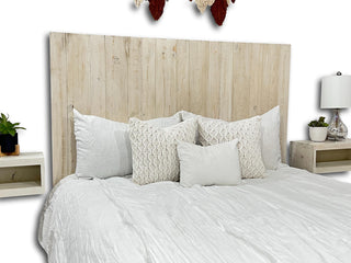 Handcrafted Headboard, Hanger Style, Antique White, King