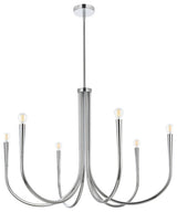 Home Living 36" Chandelier, Chrome