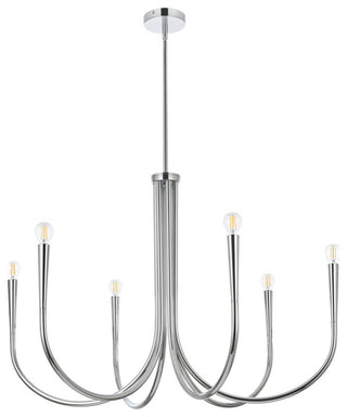 Home Living 36" Chandelier, Chrome