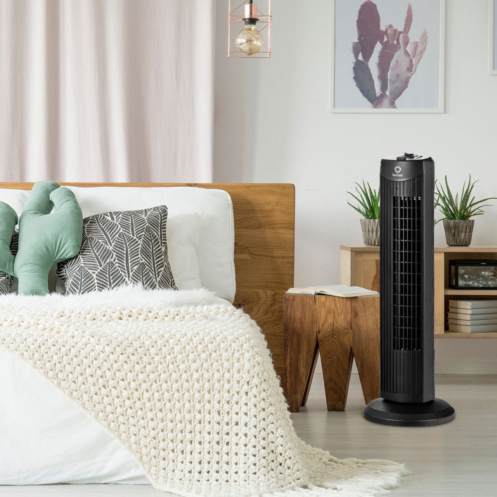 Fantask 35W 28'' Oscillating Fan 3 Wind Speed Quiet Bladeless Cooling Room