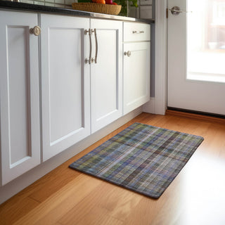Premium Machine Washable Mayfield AMF534 Pewter 1'8" x 2'6" Rug