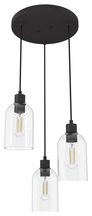 Hunter Lochemeade Noble Bronze 3 Light Cluster Ceiling Light Fixture