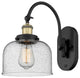 Bell Sconce, Black Antique Brass, Seedy, Seedy