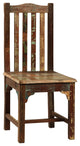 Journee Distressed Painted Reclaimed Hardwood Lath Back Dining Side Chair