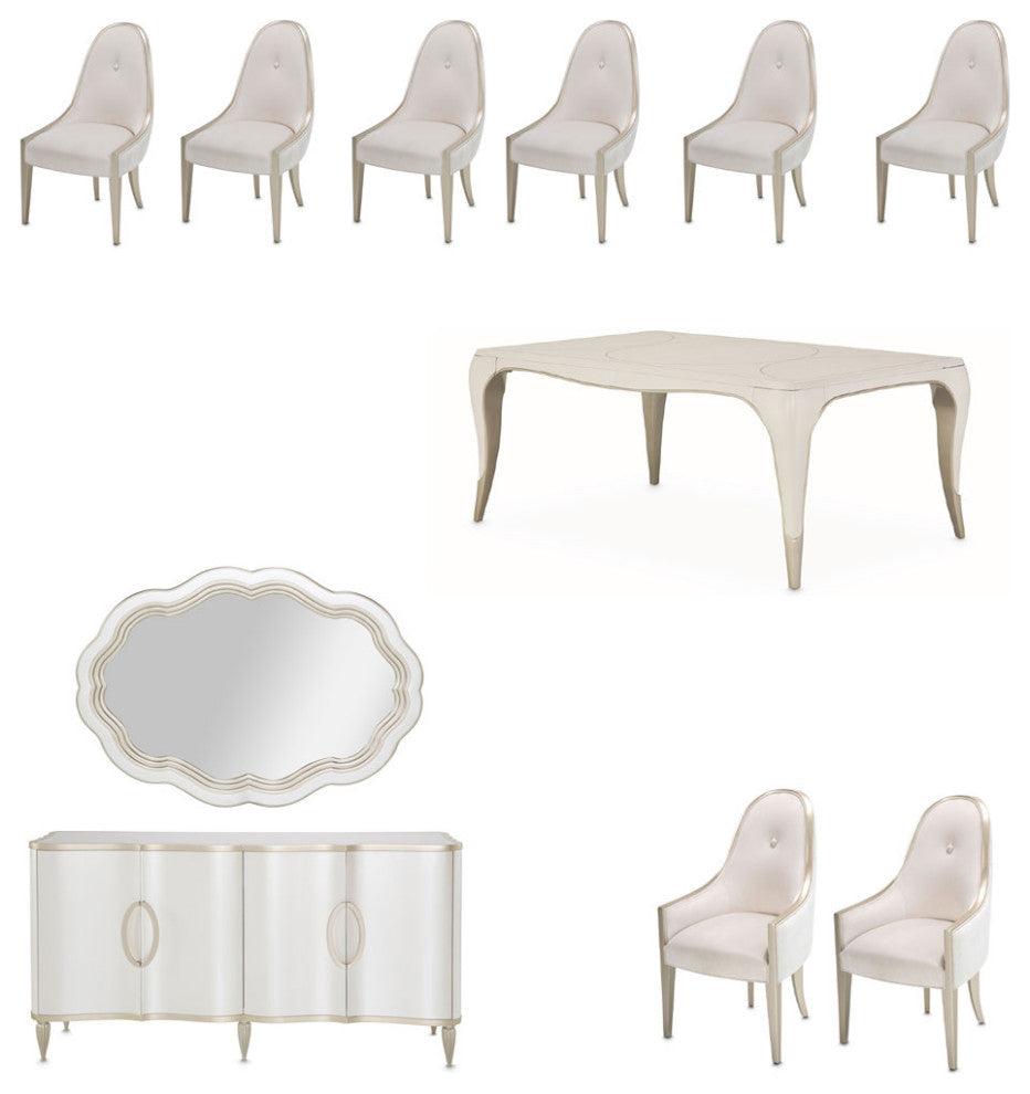 AICO Furniture London Place 11 Piece Dining Room Set