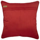 Gold Throw Pillow Cover, Abstract Stripe 22"x22" Silk, Toasted Coral Gold
