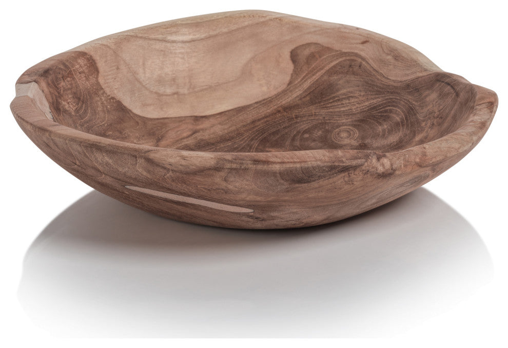 Potenza Natural Teakwood Bowl, Medium