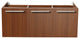 Fresca Vista 48" Teak Wall Hung Cabinet